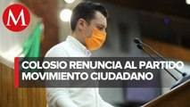 Renuncia Colosio a coordinación nacional de diputados de Movimiento Ciudadano