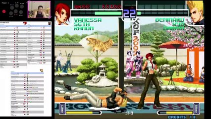 (ARC) KOF 2002 - 04 - KOF 2000 Team - Level 8 - Another movie length boss battle pt1