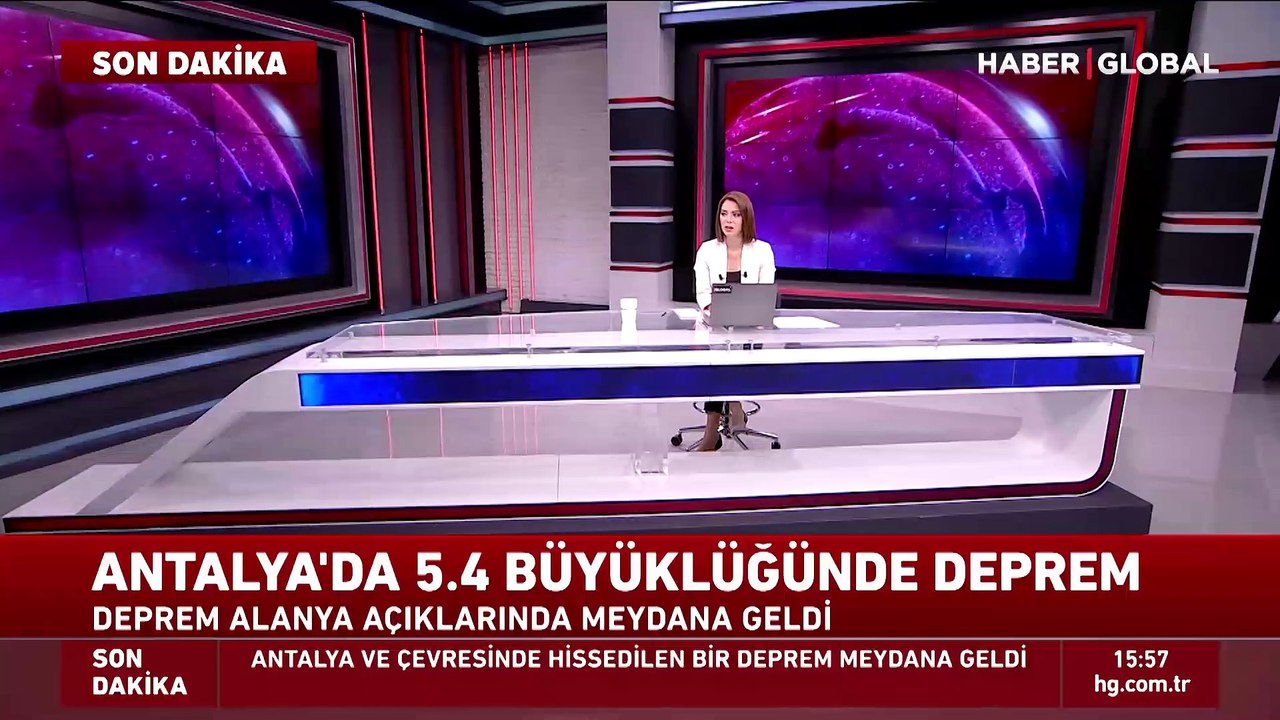 Antalya açıklarında 5.2 büyüklüğünde deprem