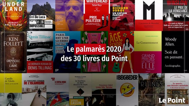 Le palmarès 2020 des 30 livres du Point