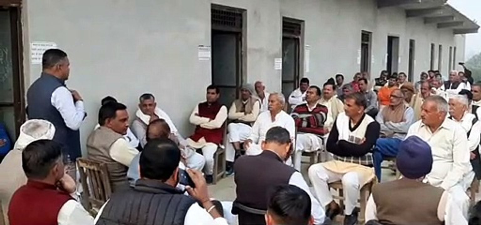 गुर्जर पंचायत को सफल बनाने के लिए चलाया जनसंपर्क अभियान