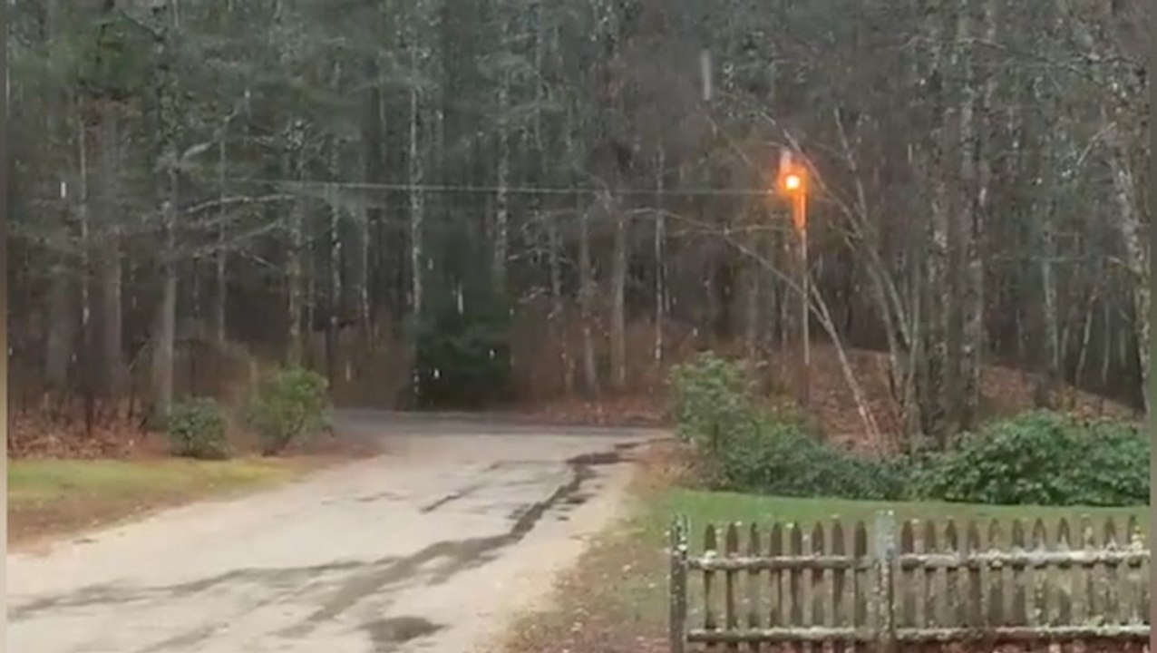 Rain and snow mix in frigid weather