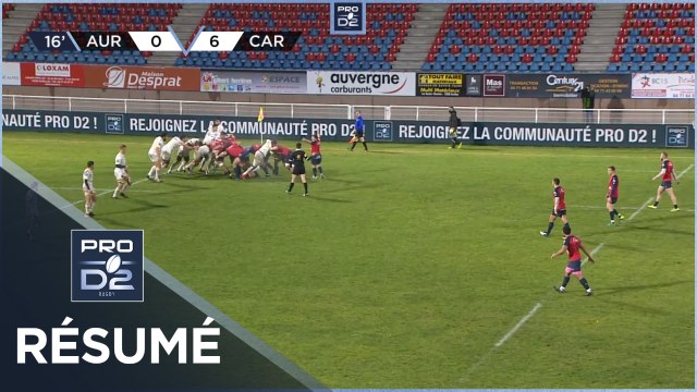 PRO D2 - Résumé Stade Aurillacois-US Carcassonne: 23-6 - J12 - Saison 2020/2021