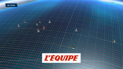 La carte du samedi 5 décembre - Voile - Vendée Globe