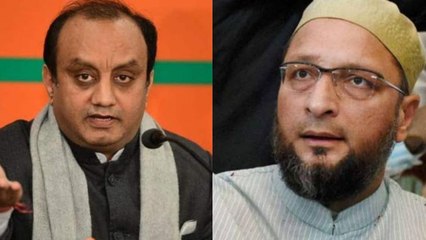 下载视频: Sudhanshu Trivedi and Owaisi fight over Vande Mataram slogan