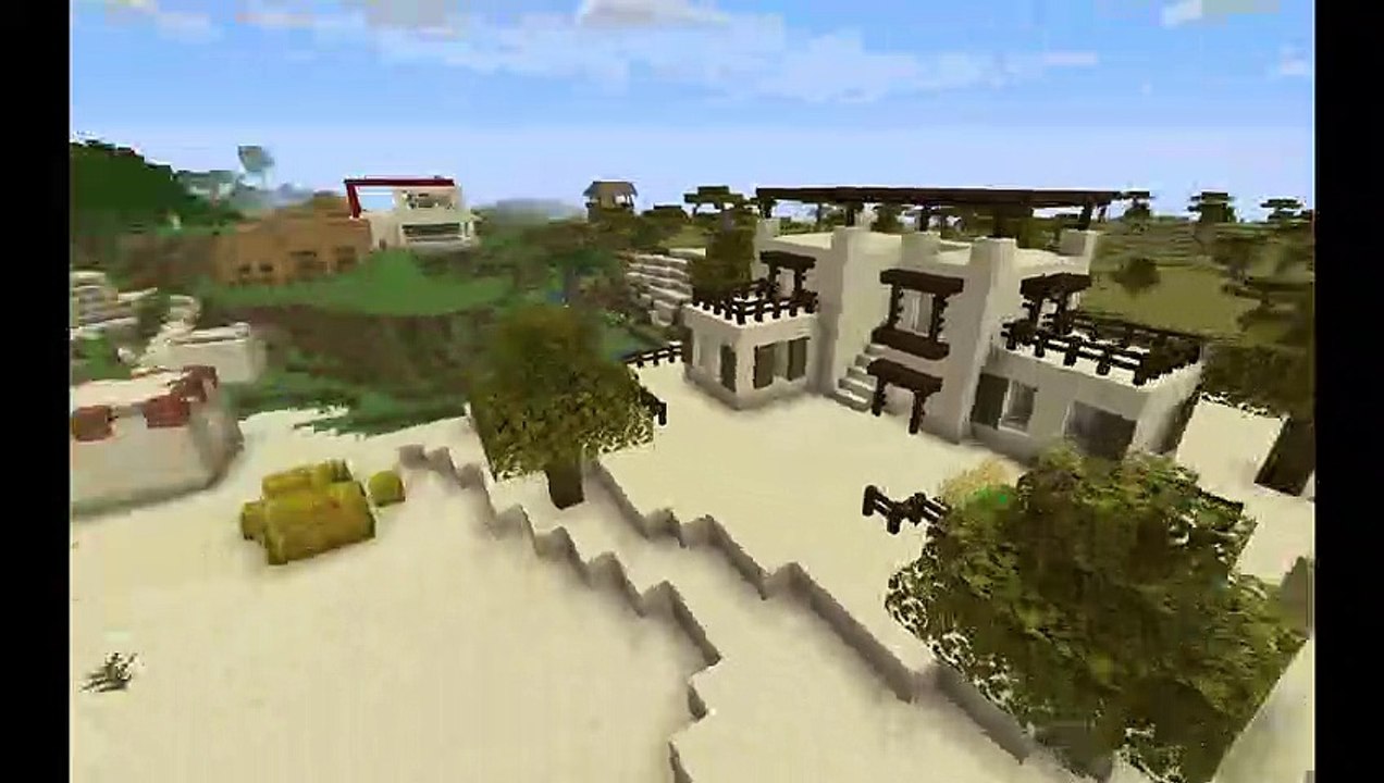 How to make a desert villa in Minecraft