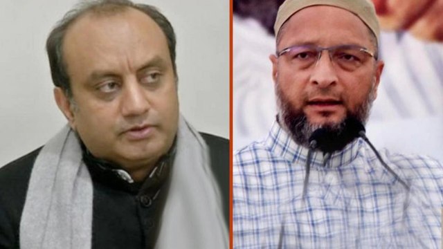 Sudhanshu Trivedi slams Owaisi for not fighting in Hyderabad
