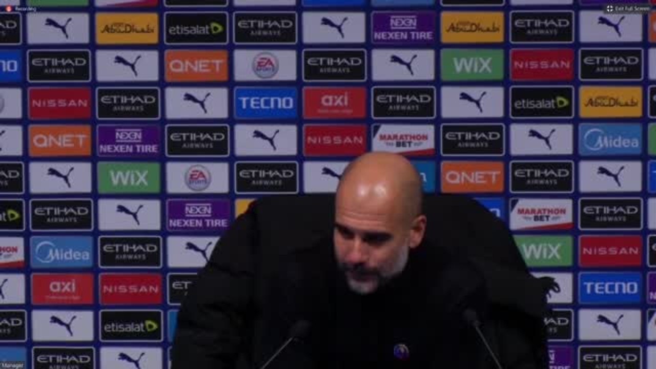 11e j. - Guardiola : "On doit jouer sérieusement contre Marseille, on doit respecter la compétition"