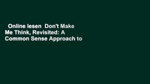Online lesen  Don't Make Me Think, Revisited: A Common Sense Approach to Web Usability  E-Book