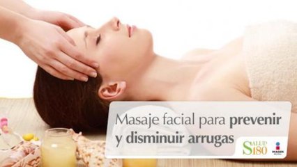 Masaje facial para prevenir y disminuir arrugas