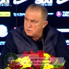 Fatih Terim'den Falcao açıklaması