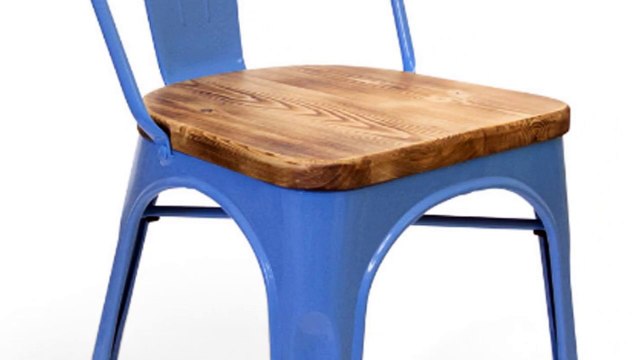 Metal Dining Chairs With Wood Seat