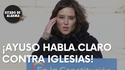 ¡AYUSO habla claro! ¡ El CHAVISTA IGLESIAS está en GUERRA contra los DEMÓCRATAS!