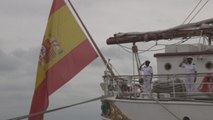 Buque Elcano llega a Guayaquil en el V centenario de la primera circunnavegación a la Tierra