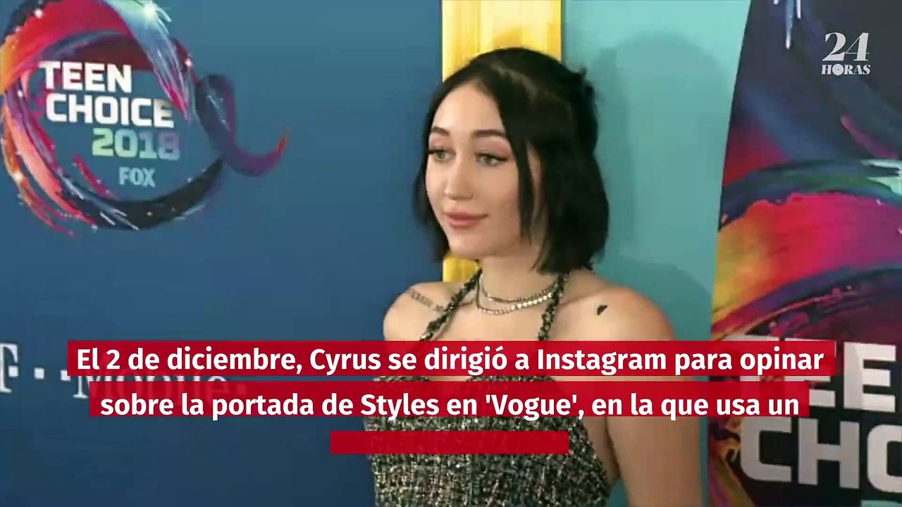Noah Cyrus se disculpa por usar un lenguaje racialmente ofensivo para defender a Harry Styles