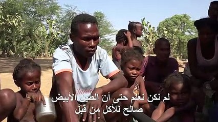 الطين الأبيض قوت فقراء جنوب مدغشقر للتحايل على الجوع