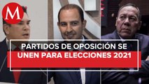 Marko Cortés defiende alianza del PAN con PRI y PRD: 