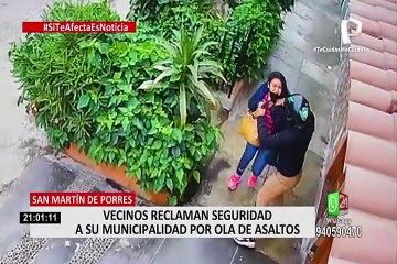 SMP: vecinos protestan frente al municipio por falta de acciones contra la delincuencia