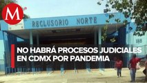Por alerta epidemiológica, suspenden procesos judiciales en la CdMx