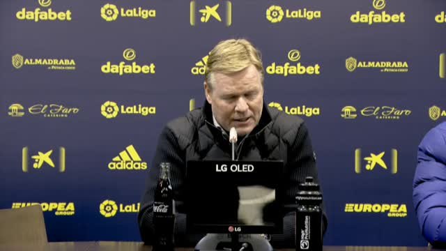 Koeman: Es una paso de gigante atrás en la lucha por LaLiga
