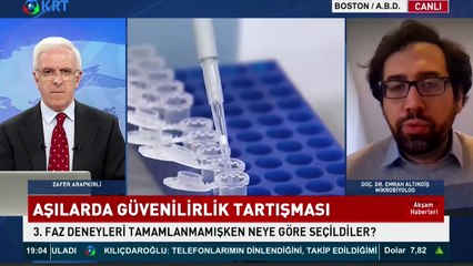 Harvard Üniversitesi'den Doçent Altındiş: Aşı karşıtlarına kulağınızı tıkayın; Çin aşısı 3. Faz çalışmaları kanıtlanmadan aşılama başlamamalı