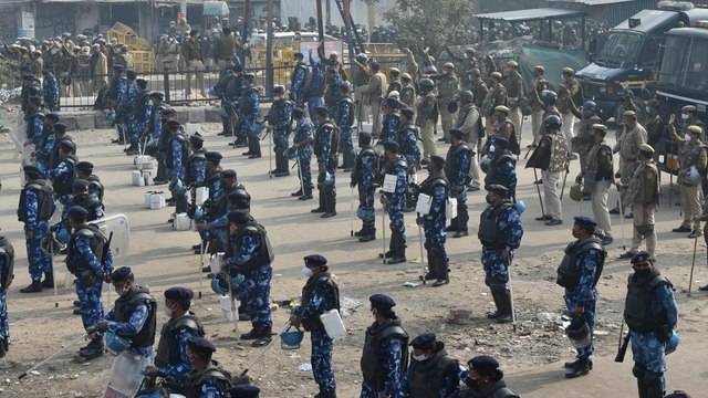 Heavy security deployment at Sindhu border