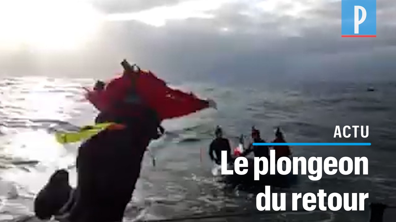 Vendée Globe : Escoffier, récupéré par la Marine, dit adieu à Jean Le Cam