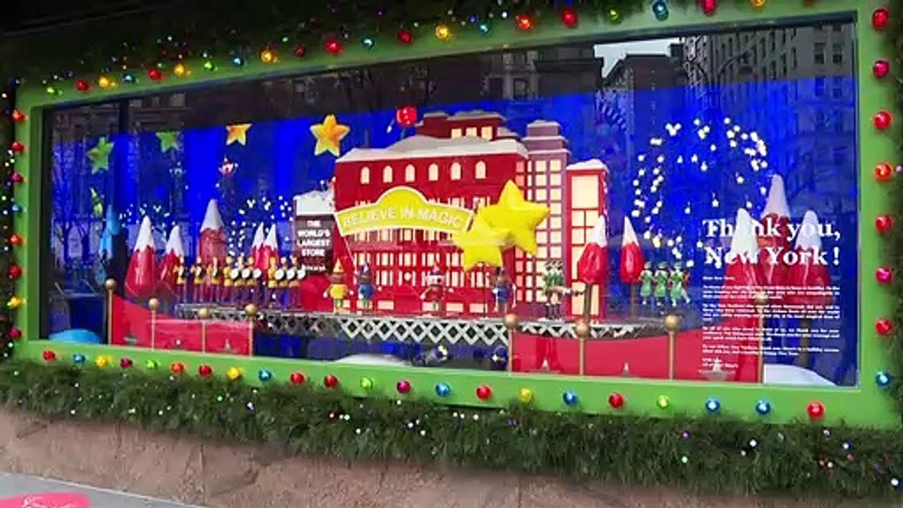 Etats-Unis: décorations de Noël à New York