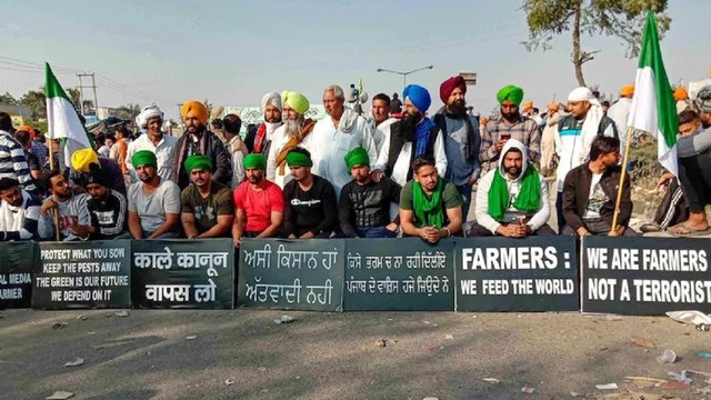 Farmers protest Congress backs Bharat Bandh call