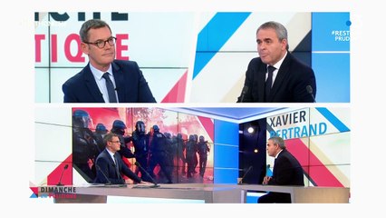 Xavier Bertrand, "choqué", fustige Emmanuel Macron et ses propos "impardonnables"