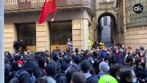Abascal en Barcelona frente a los violentos CDR: 