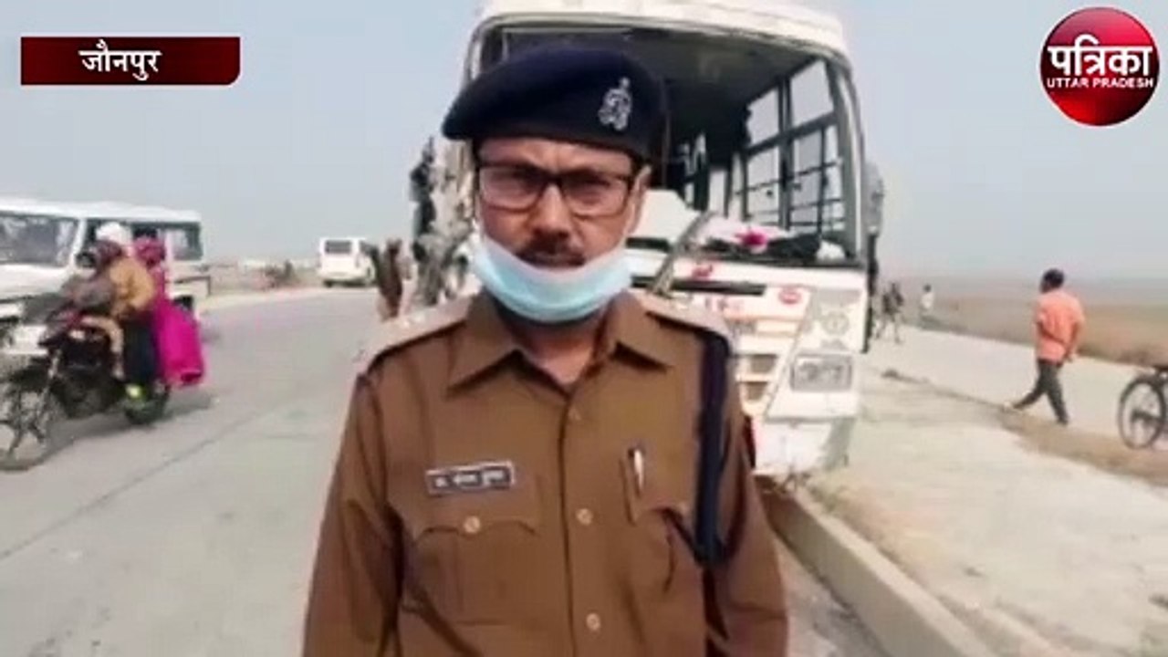 शादी से लौट रहे बारातियों से भरी बोलेरो को बस ने मारी टक्कर