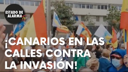 ¡VEAN a los CANARIOS en la calle contra la INVASIÓN de los ILEGALES! ¡Las imágenes que los medios vendidos a SOROS quieren silenciar!