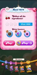Candy Crush Saga Level 4676 Completed