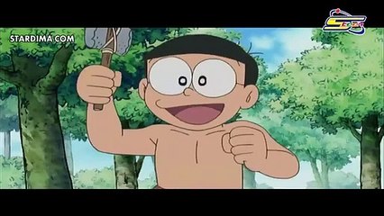 كرتون دورايمون الحلقة 205 نزل العصر الحجري