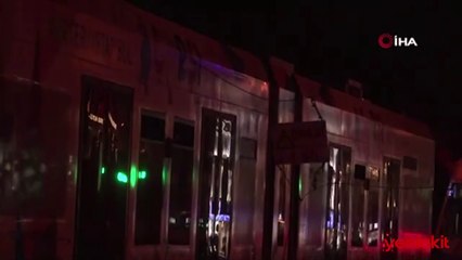 İstanbul'da tramvay seferleri durdu