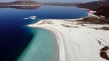 Türkiye'nin Maldivleri olarak bilinen Salda Gölü ziyarete kapatıldı