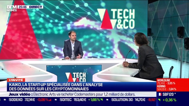 Start up & co : Kaiko, la strat-up spécialisée dans l'analyse des données sur les cryptomonnaies - 14/12