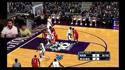 College Hoops NCAA 2K7 Nebraska vs Washington Part 1