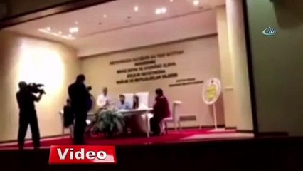 Damat gelini nikah masasında bırakıp üçlü çektirdi