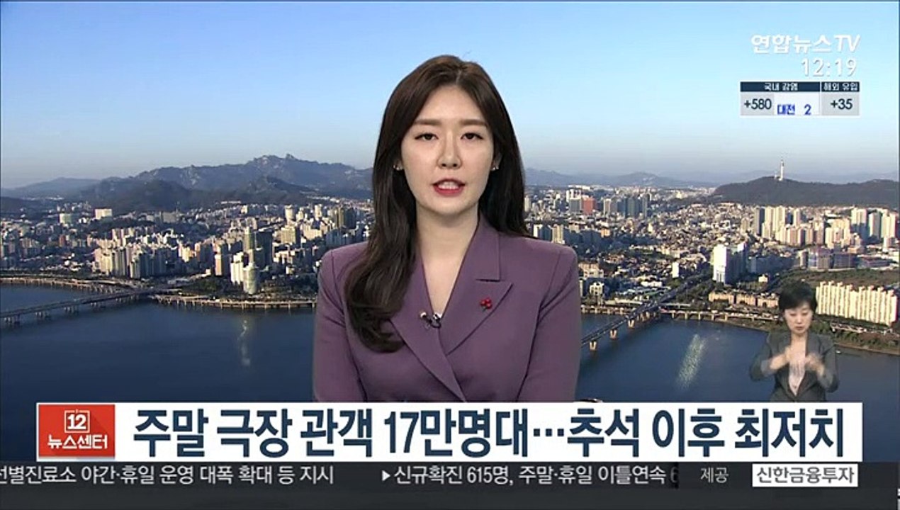 주말 극장 관객 17만명대…추석 이후 최저치
