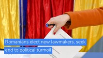 Romanians elect new lawmakers, seek end to political turmoil, and other top stories in business from December 07, 2020.