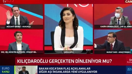 TV 100'de canlı yayın karıştı! "Haddinizi bileceksiniz"