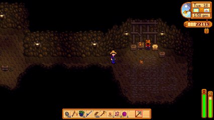 Stardew Valley: meeting the dwarf