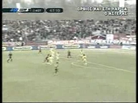 16th AEL-ASTERAS 1-1 GREEK CHAMPIONSHIP 2007-08
