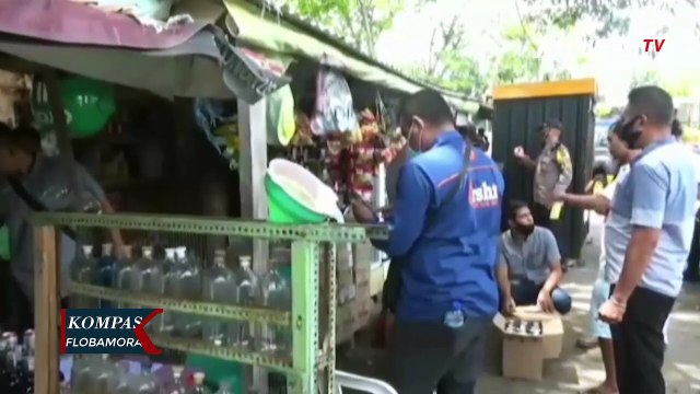 Polisi Sita Ratusan Liter Miras Dalam Operasi Pekat di Kota Kupang