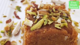 Easy,Quick Sugar free_ Mohanthal recipe _ शुगर फ्री बेसन की बर्फी_ besan ki barfi _Chick pea fudge_