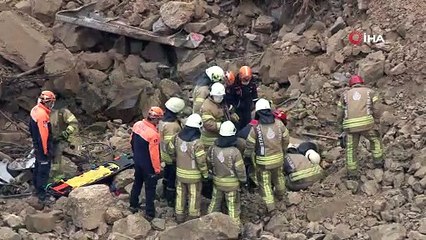 Arnavutköy'de taş ocağında göçük: 2 ölü