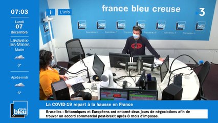 La matinale de France Bleu Creuse du 07/12/2020