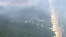 Los incendios forestales amenazan la paradisíaca isla de Fraser